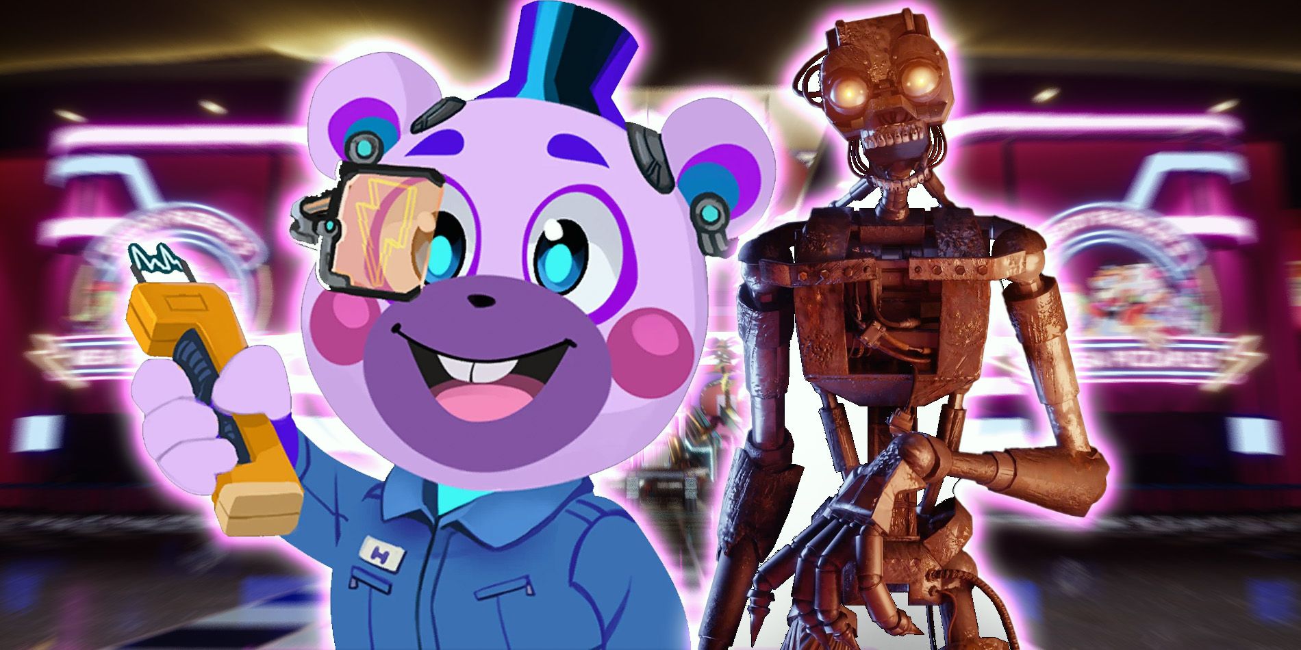 All New Animatronic Designs in the FNAF Security Breach Ruin DLC trailer in  2023
