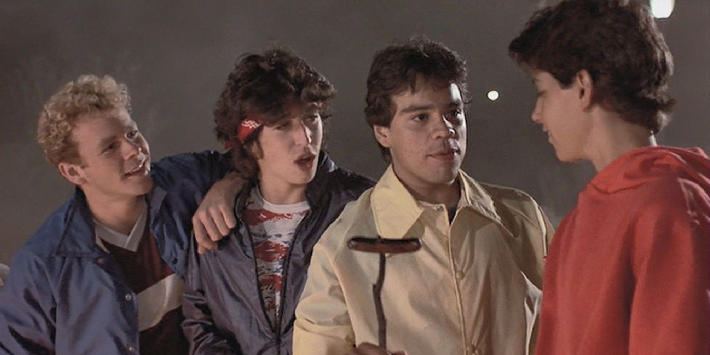 Freddy Fernandex in Karate Kid, giving Daniel a sausage