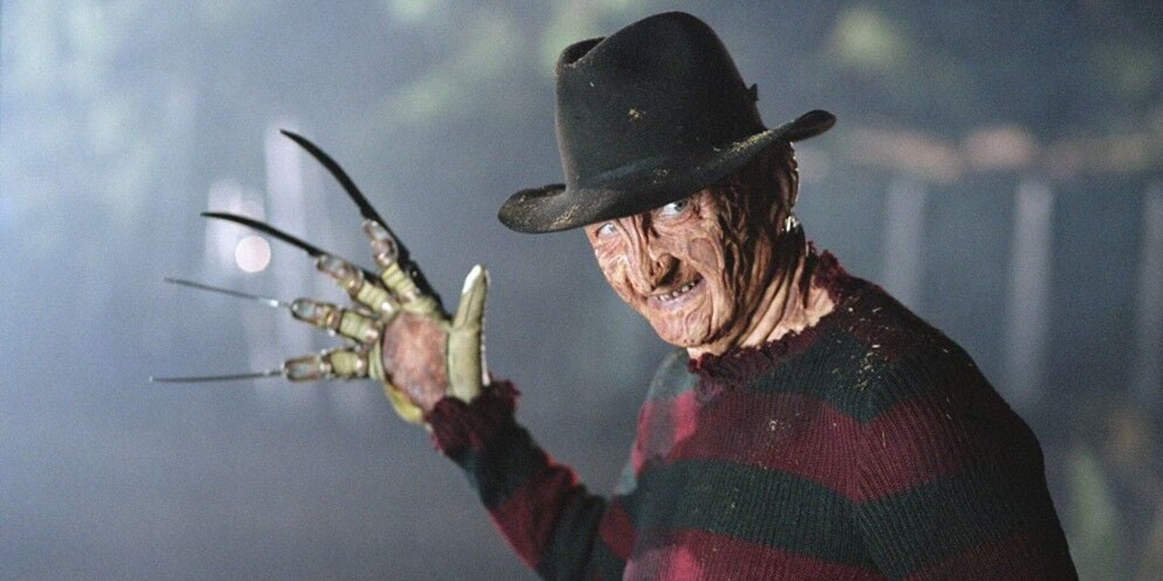 Freddy smiling in A Nightmare on Elm Street