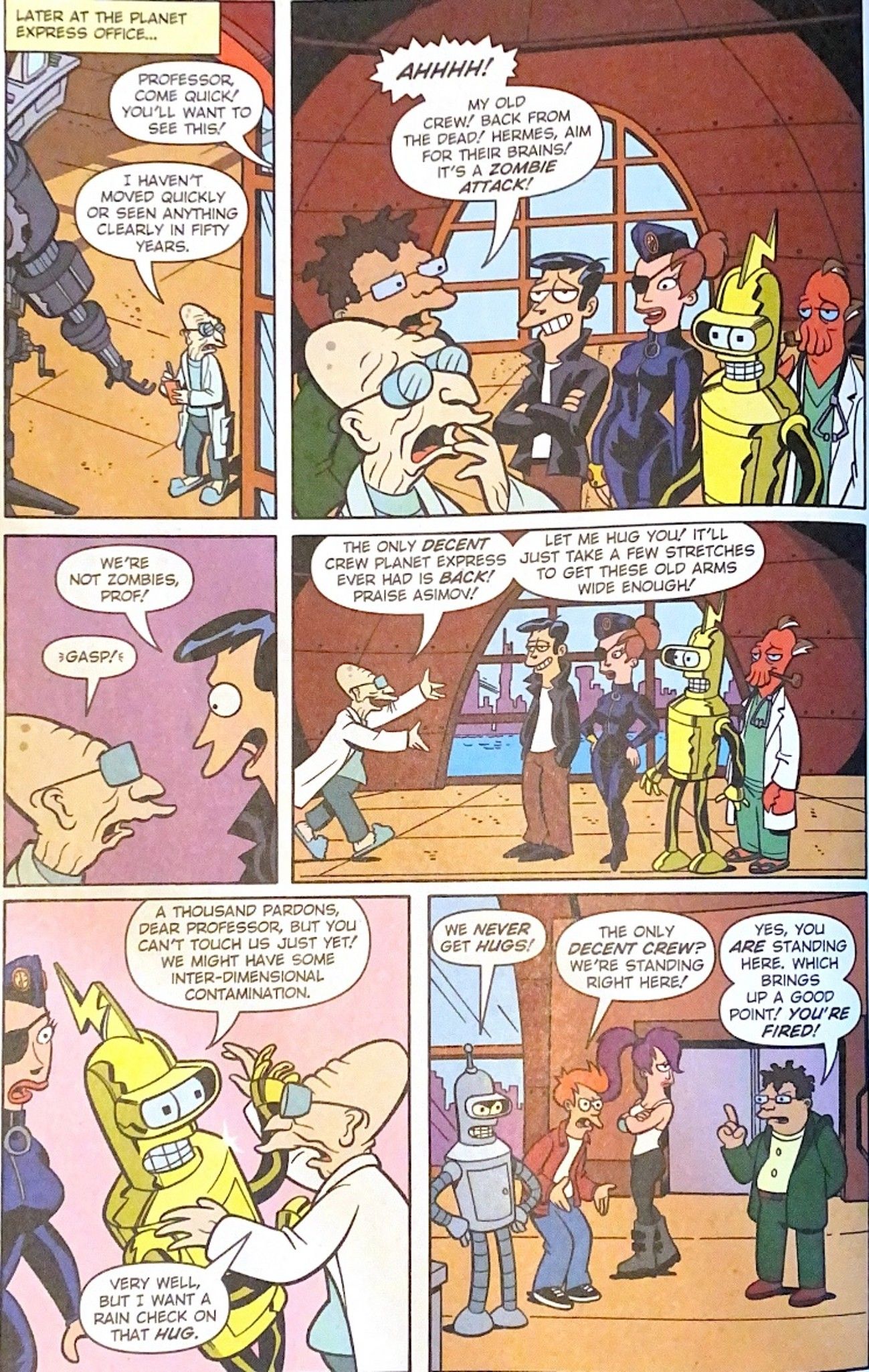 page from futurama #23 comic