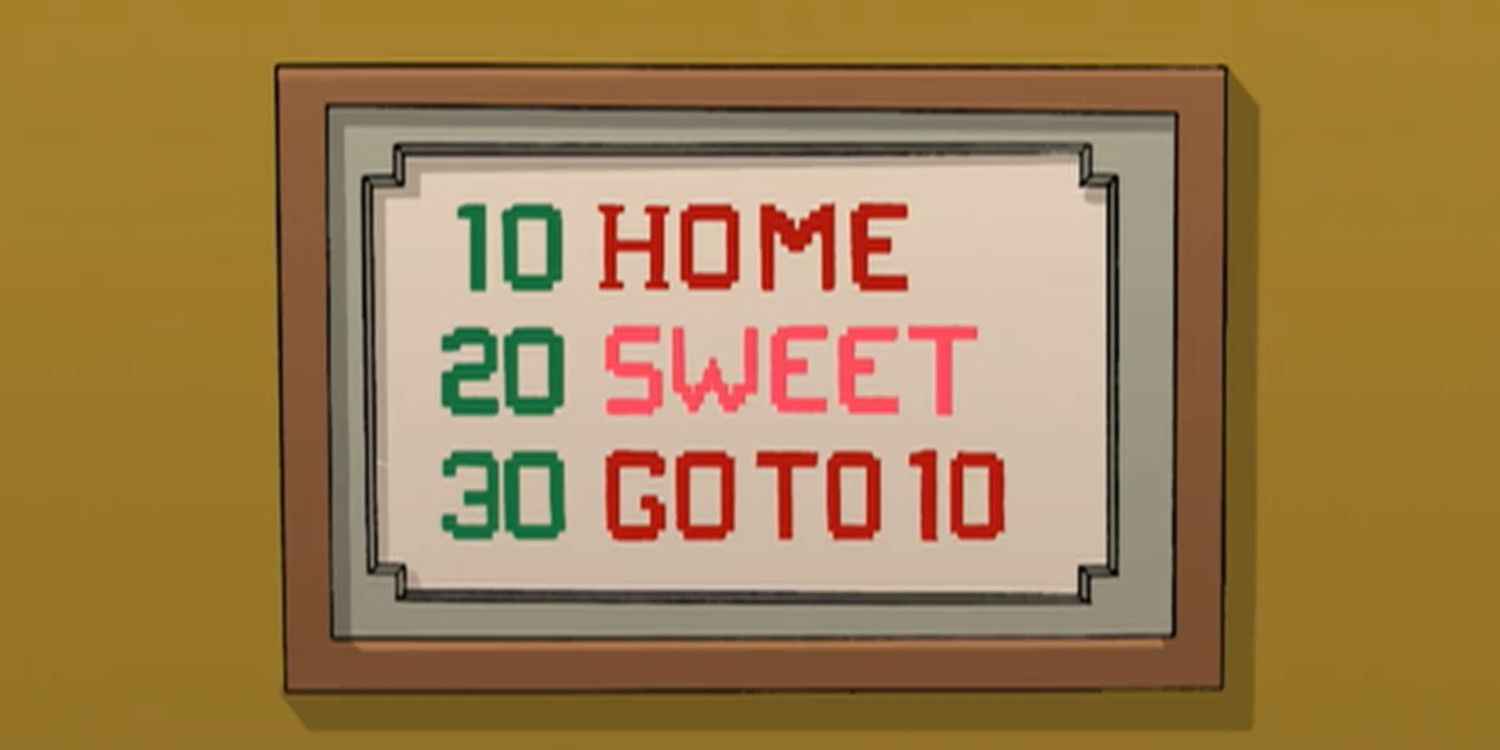 Futurama BASIC Home Sign