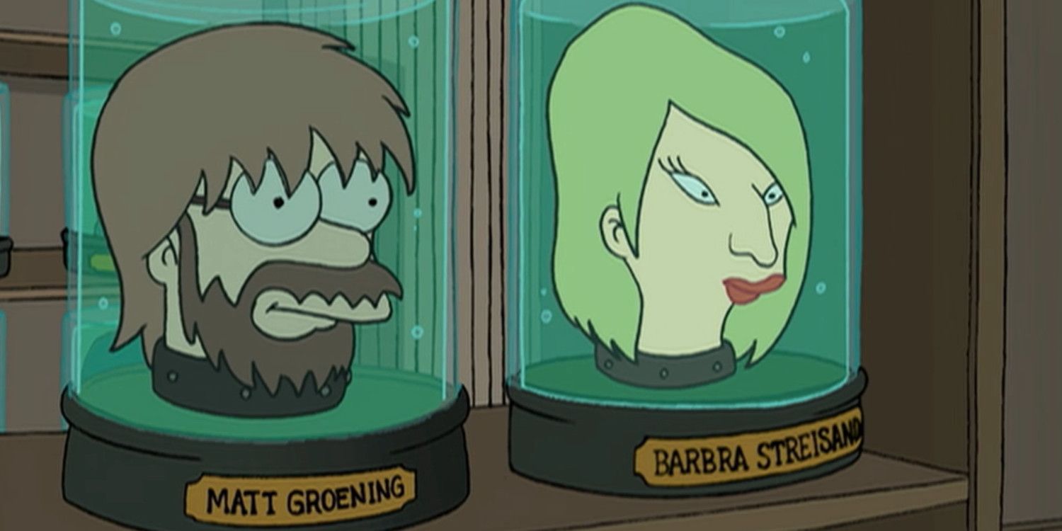 Futurama Matt Groening and Barbra Streisand cameo