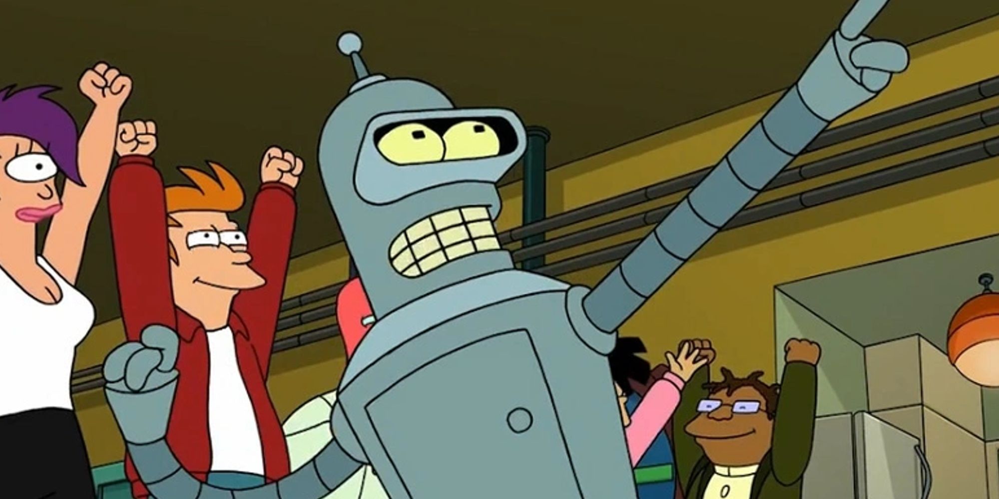Futurama Bender proclaiming 