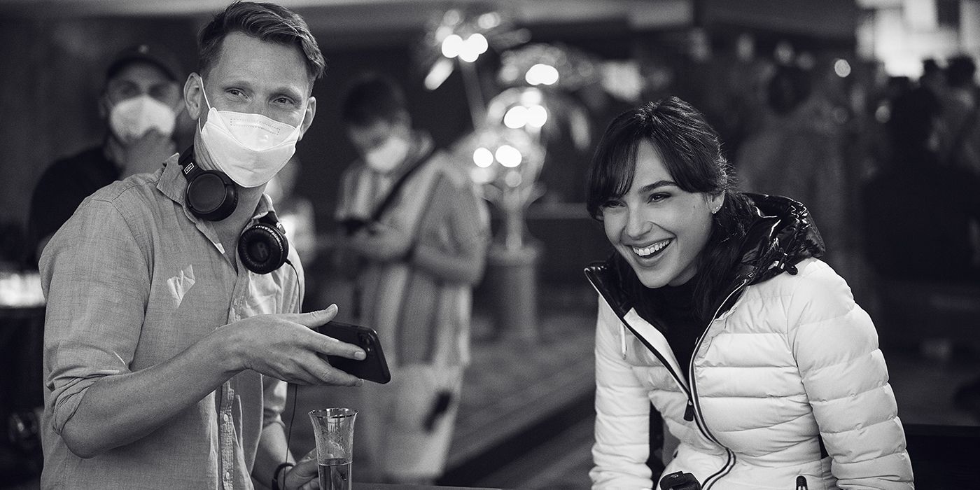 Gal Gadot and Tom Harper on Heart of Stone set