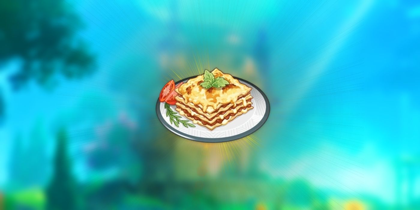 Genshin Impact’s Lasagna is highlighted.