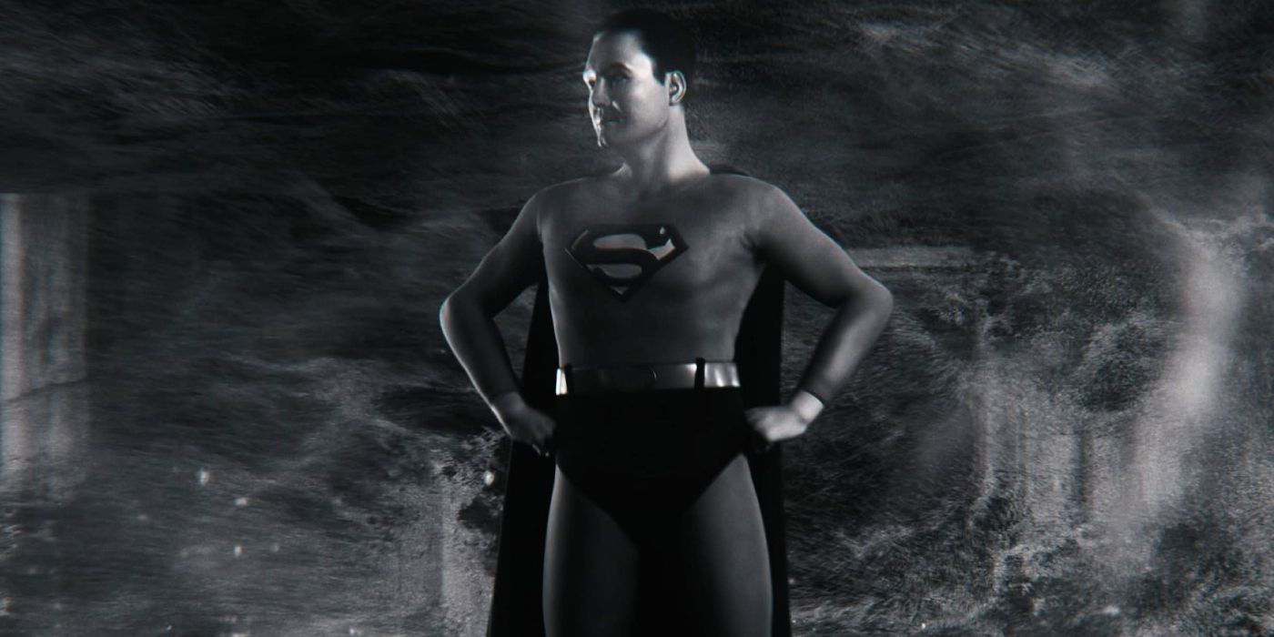 George Reeves Superman in The Flash