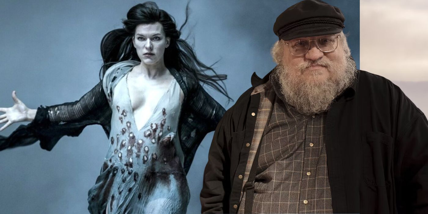 George RR Martin opened his arms in The Lost Lands and Mila Jovovich in the film