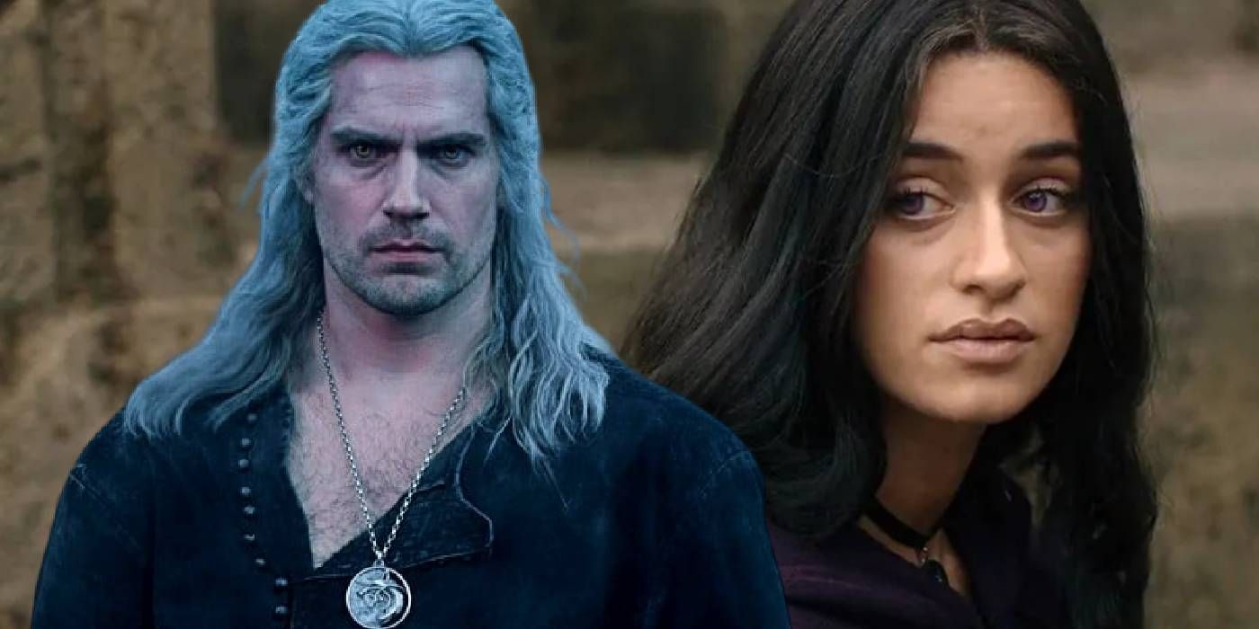 Geralt and Yennefer in The Witcher