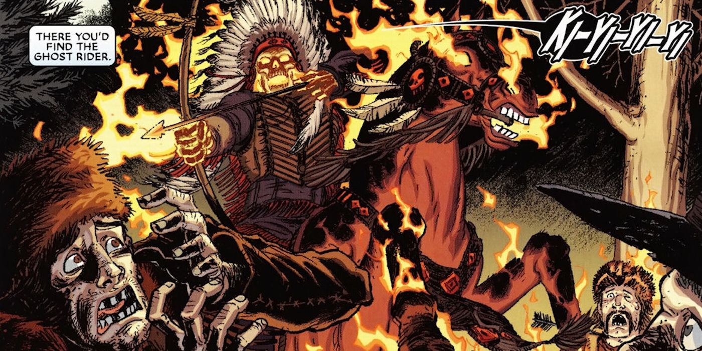 Ghost Rider Hellhawk Native American
