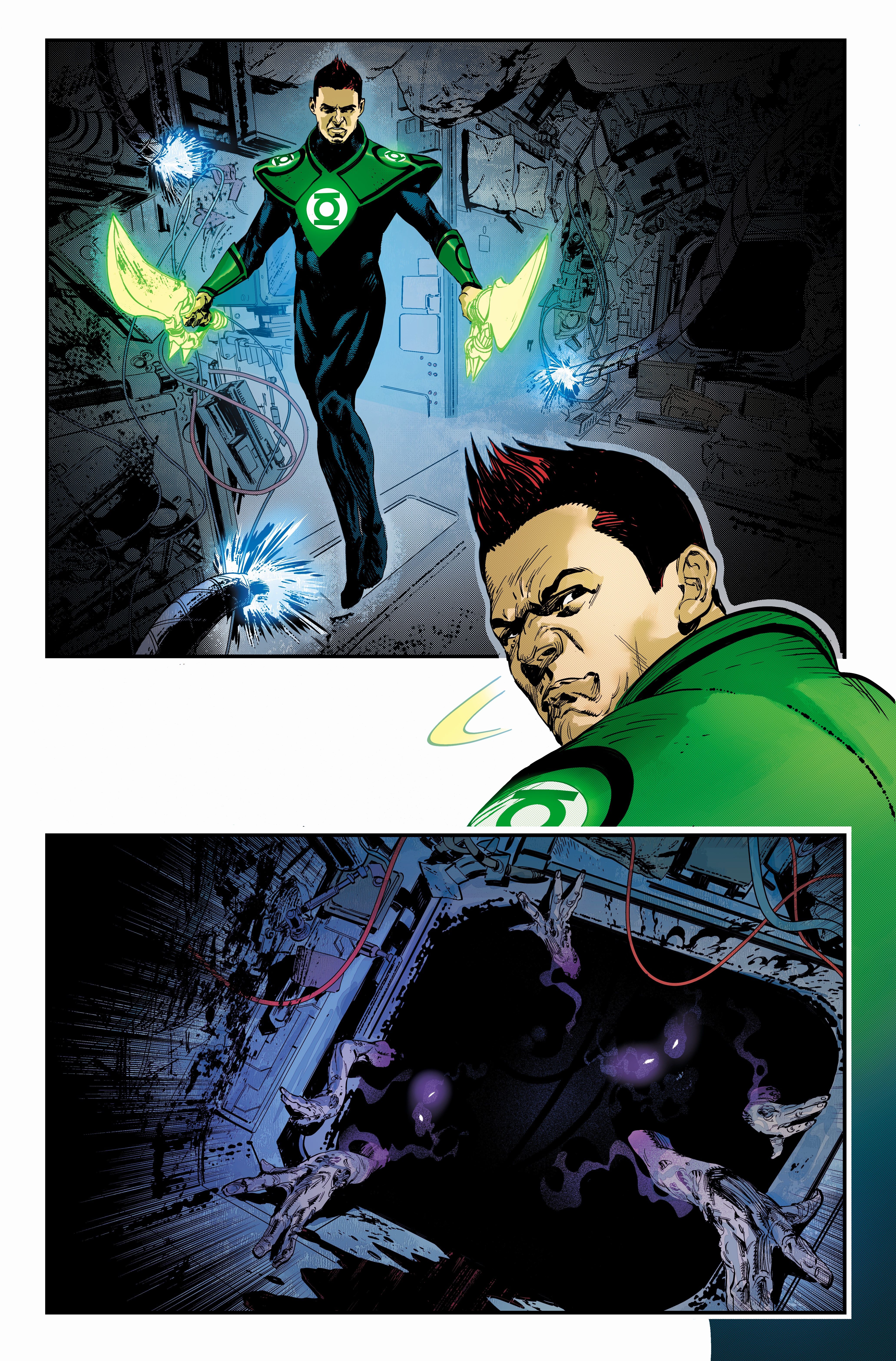 Green Lantern War Journal 1 Preview Page Shepherd and Radiant Dead