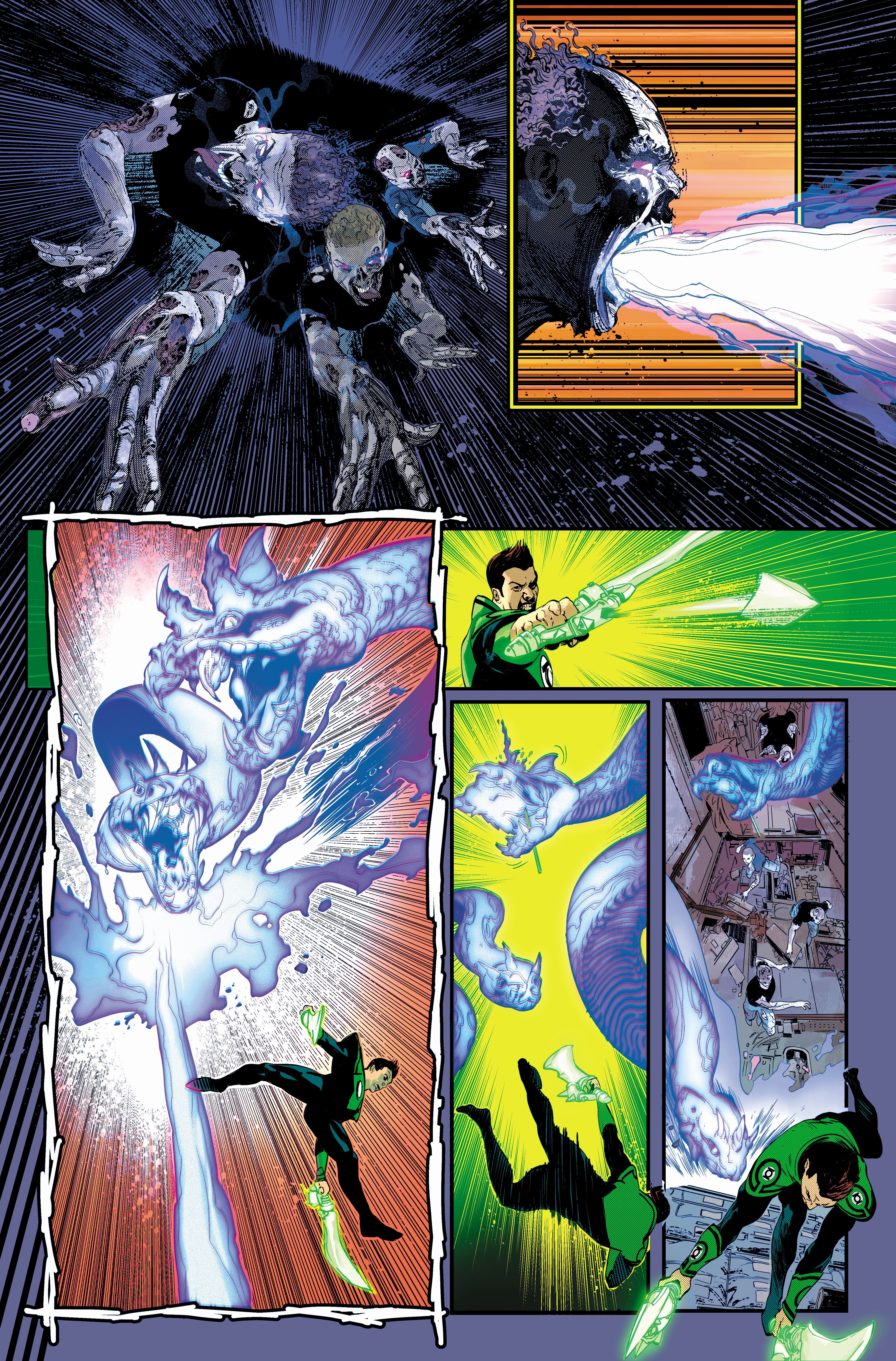 Green Lantern War Journal 1 Preview Page Radiant Dead and Shepherd