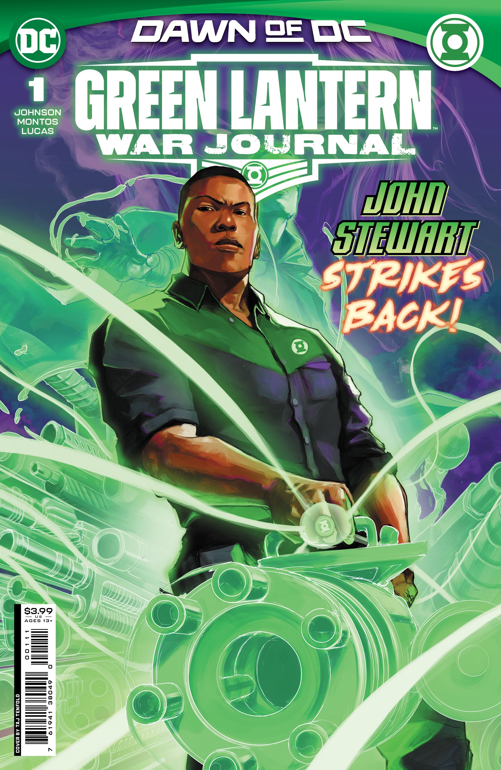 Green Lantern: War Journal 1 Main Cover John Stewart