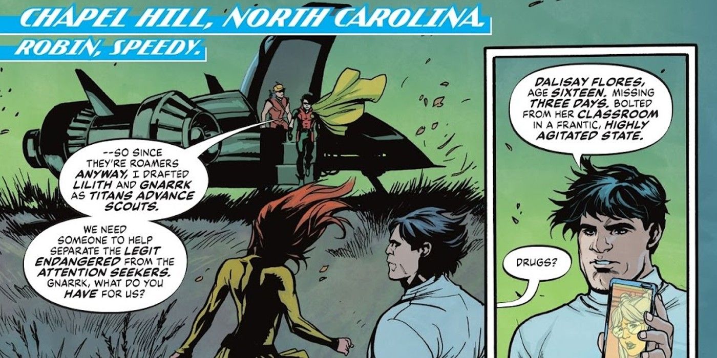 Gnarrk the Cave Boy and Lilith Clay aka Omen are Advance Scouts members of the Teen Titans