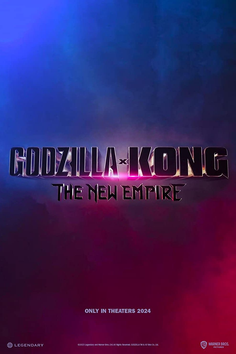 Godzilla X Kong The New Empire Teaser Movie Poster 2024