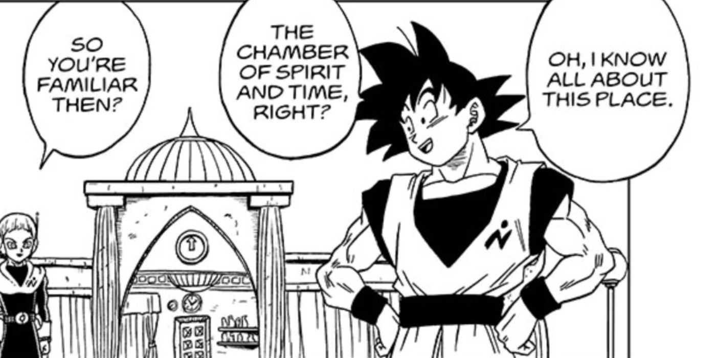 Goku goes into other Room of Spirit and Time