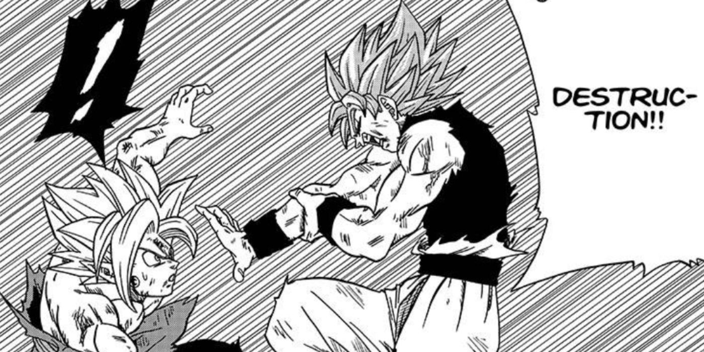 Goku uses Destruction against Goku Black