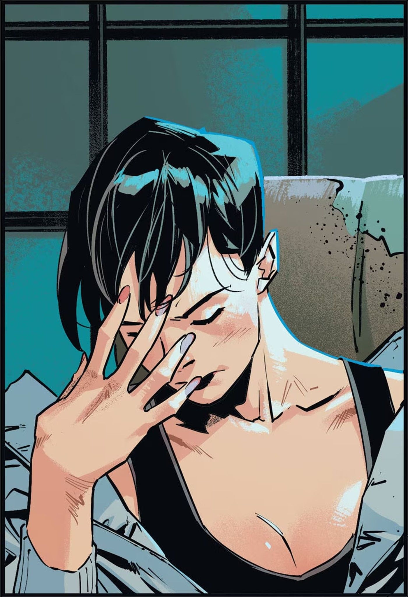 Gotham War Panel Featuring Selina Kyle Catwoman