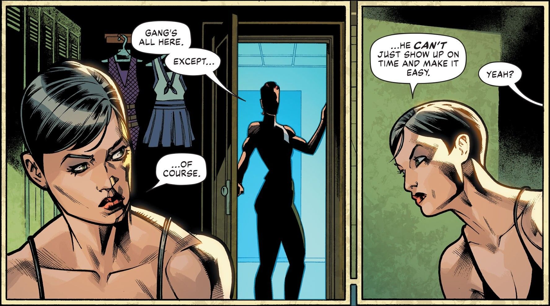 Gotham War Panels with Catwoman