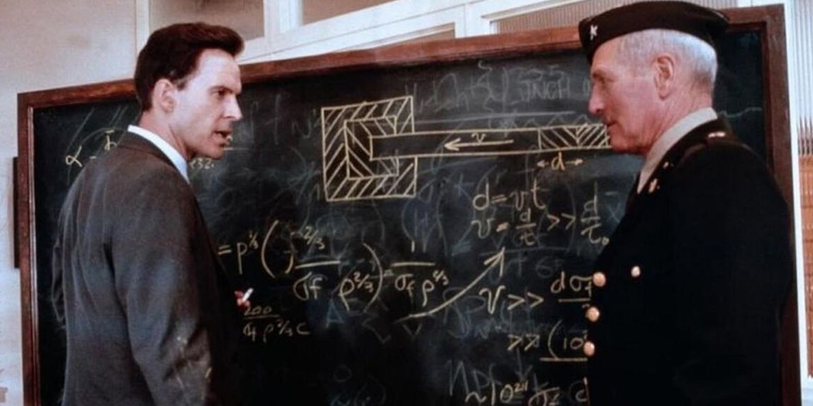Groves and Oppenheimer in Fat Man and Little Boy