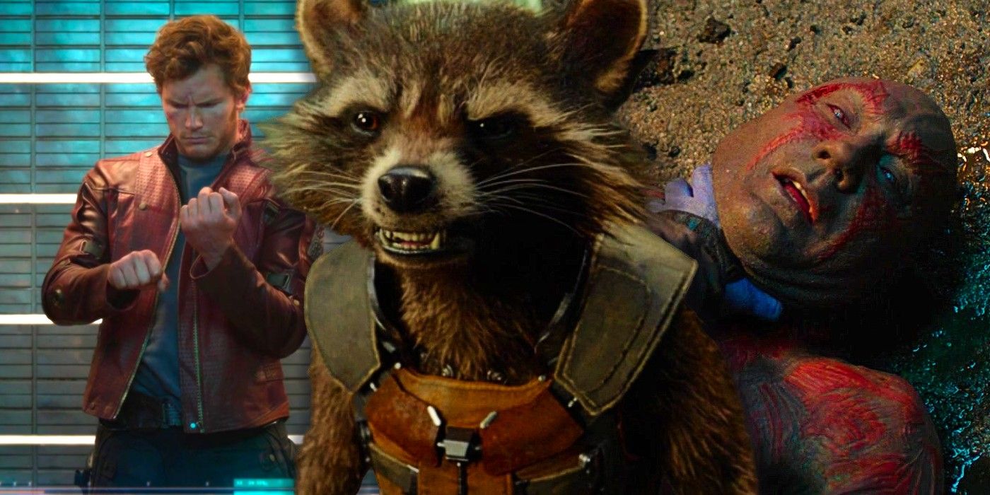 Guardians of the Galaxy Drax, Rocket and Star-Lord