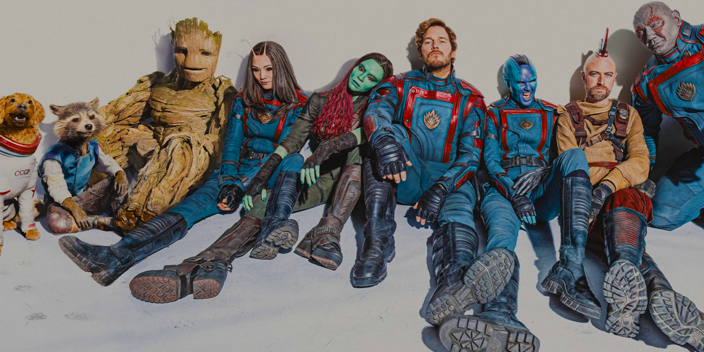 Guardians of the Galaxy image at the end of Vol. 3