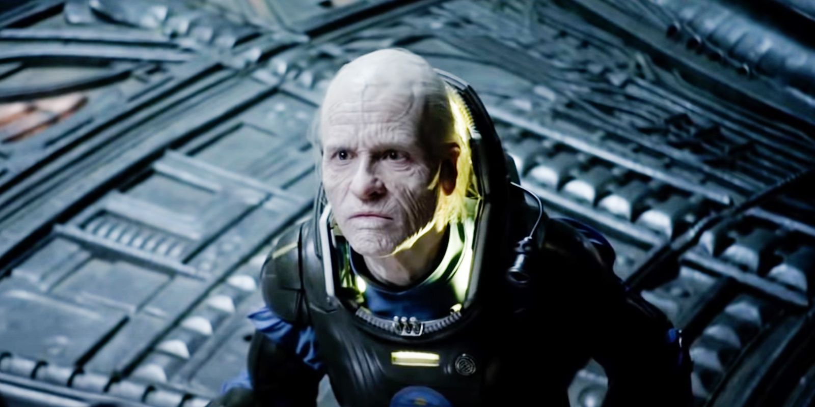 Guy Pearce as the CEO in Prometheus