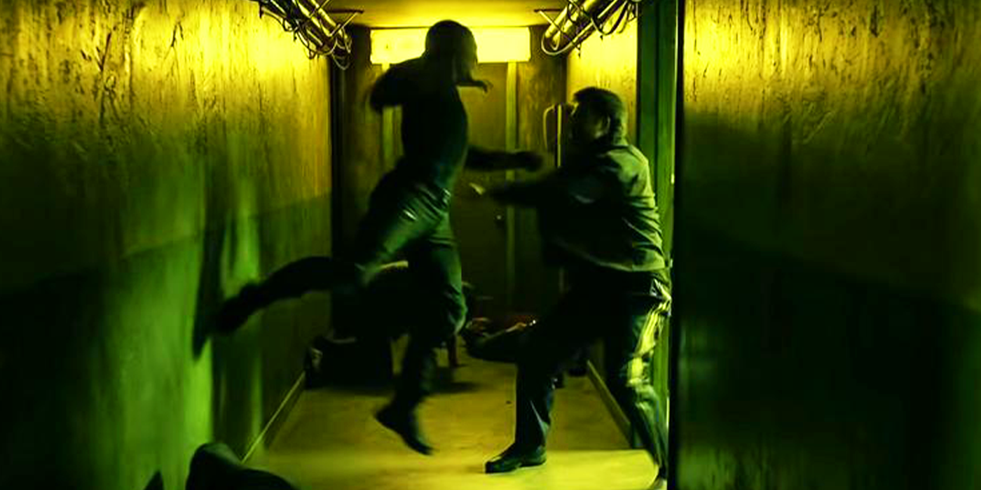 Hallway fight scene in Daredevil on Netflix