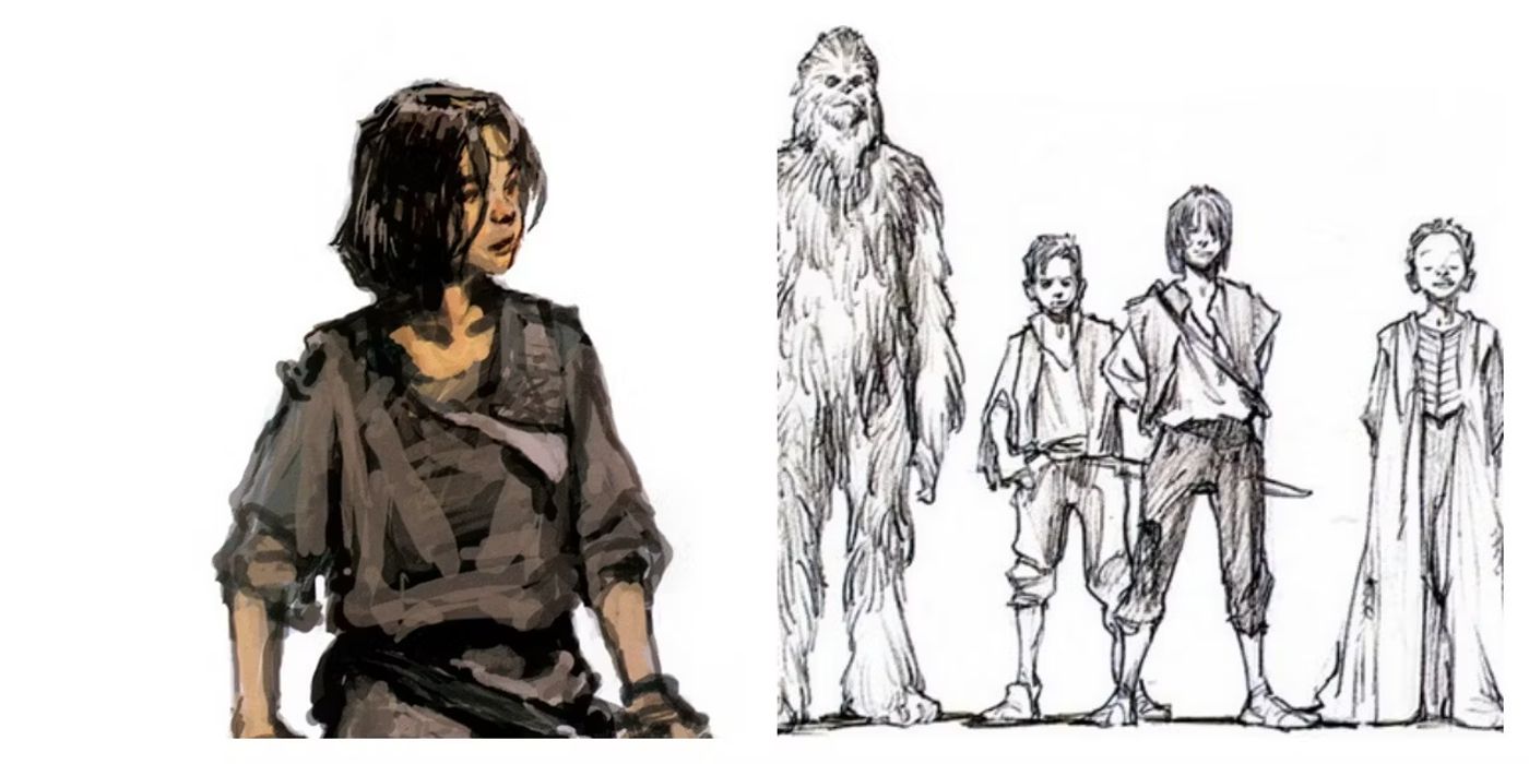 Han Solo Concept Art from Revenge of the Sith