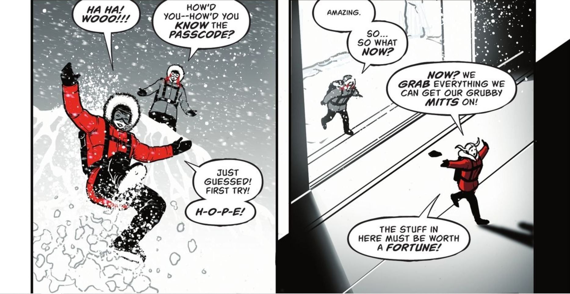 Harley and Ivy Break into Fortress of Solitude DC