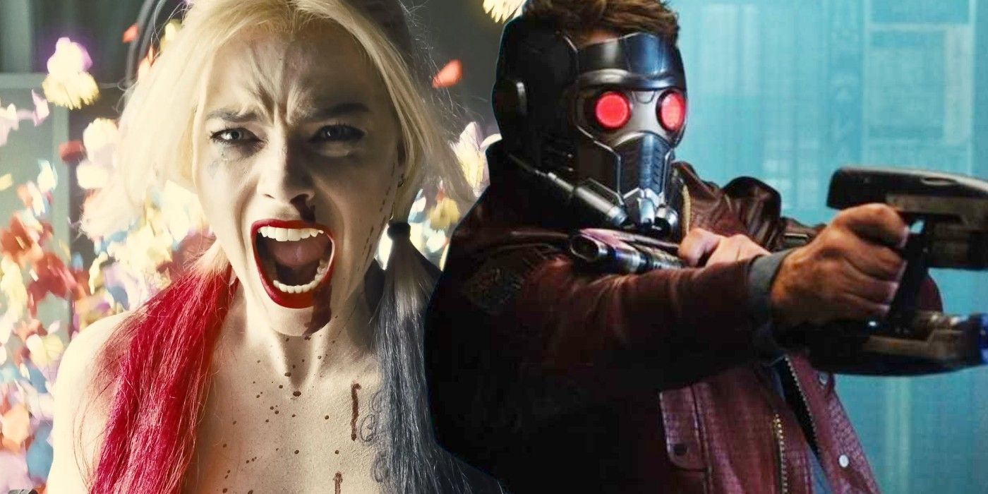 Harley Quinn and Star Lord in Marvel and DC movies