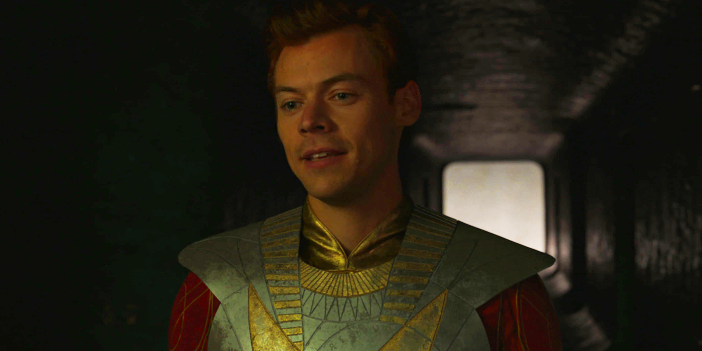 Harry Styles as Eros in Eternals mid-credits scene