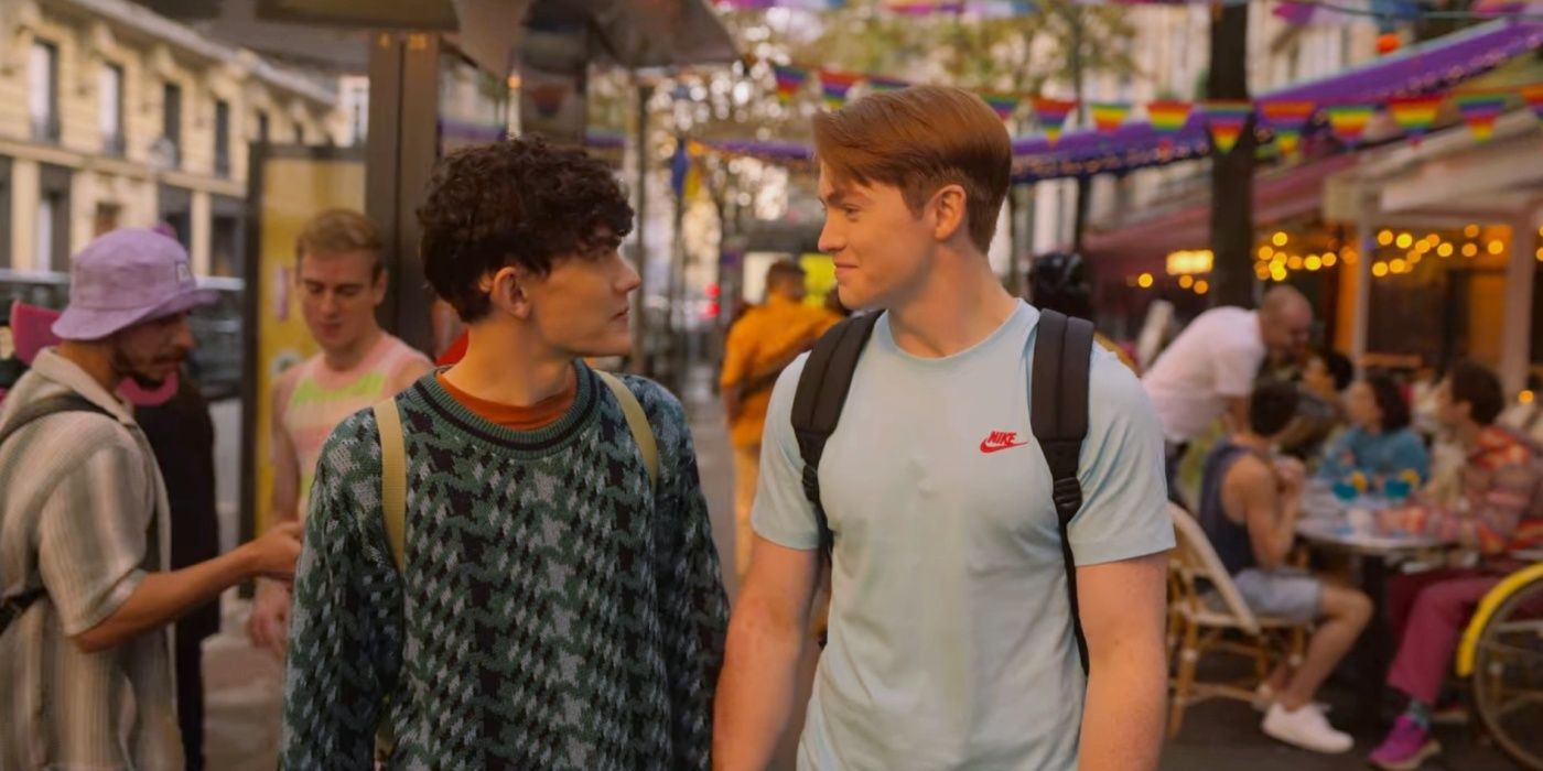 Nick and Charlie in Heartstopper season 2, episode 6.