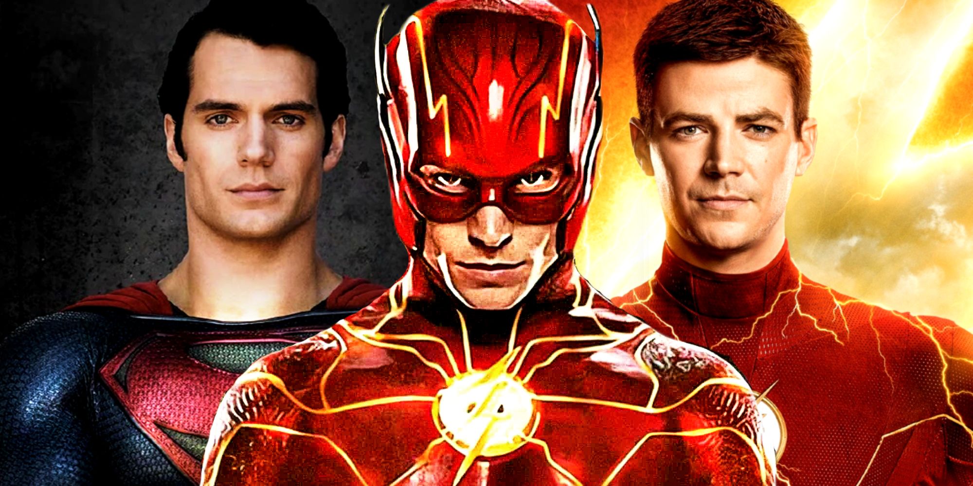 Henry Cavill&rsquo;s Superman and Grant Gustin&rsquo;s Barry Allen in The Flash Movie