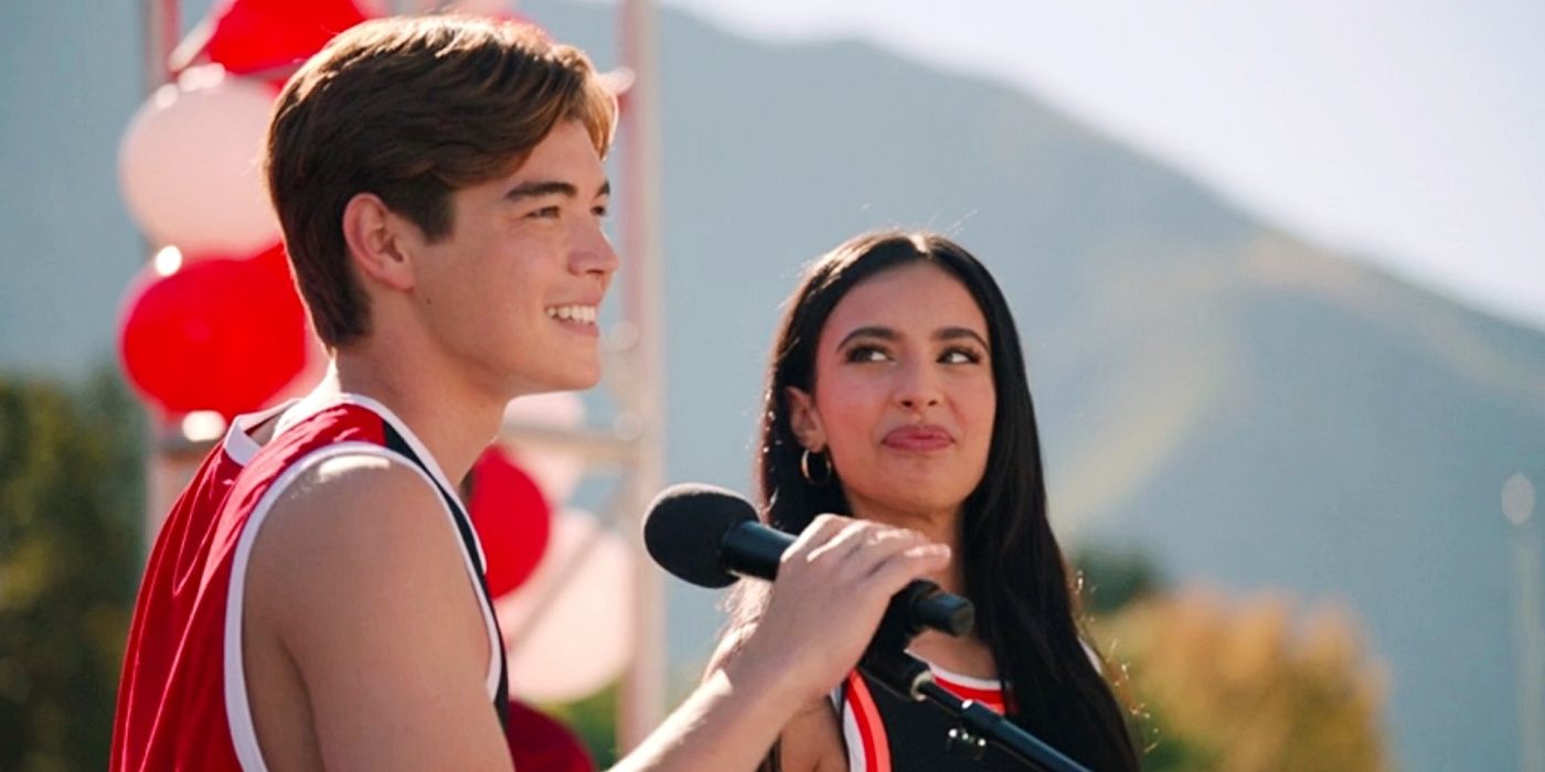 Matthew Sato as Mack and Kylie Cantrall as Dani in High School Musical: The Musical: The Series season 4, episode 1.