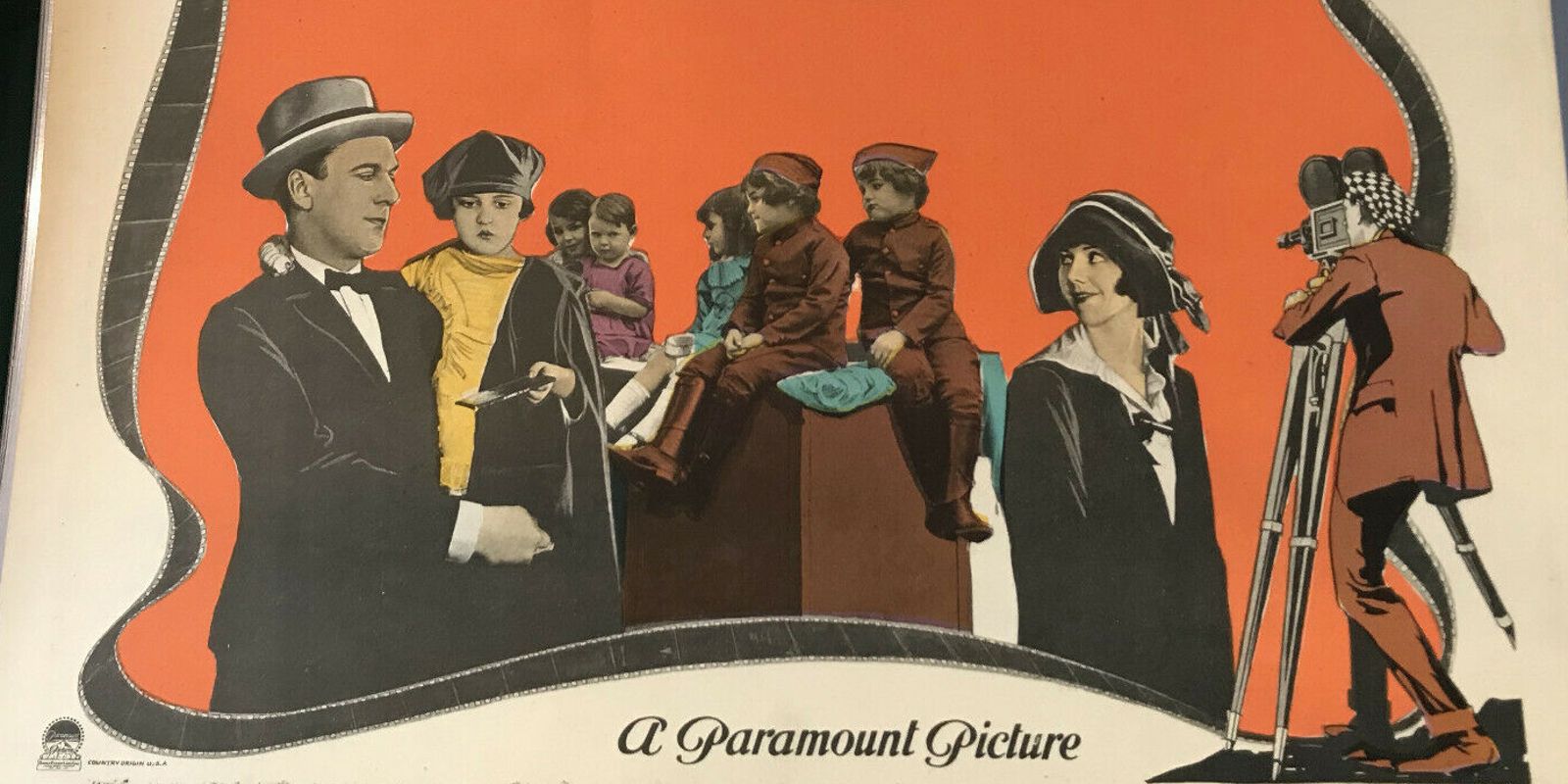 The poster for Hollywood and The Only Child shows a film being made with children.