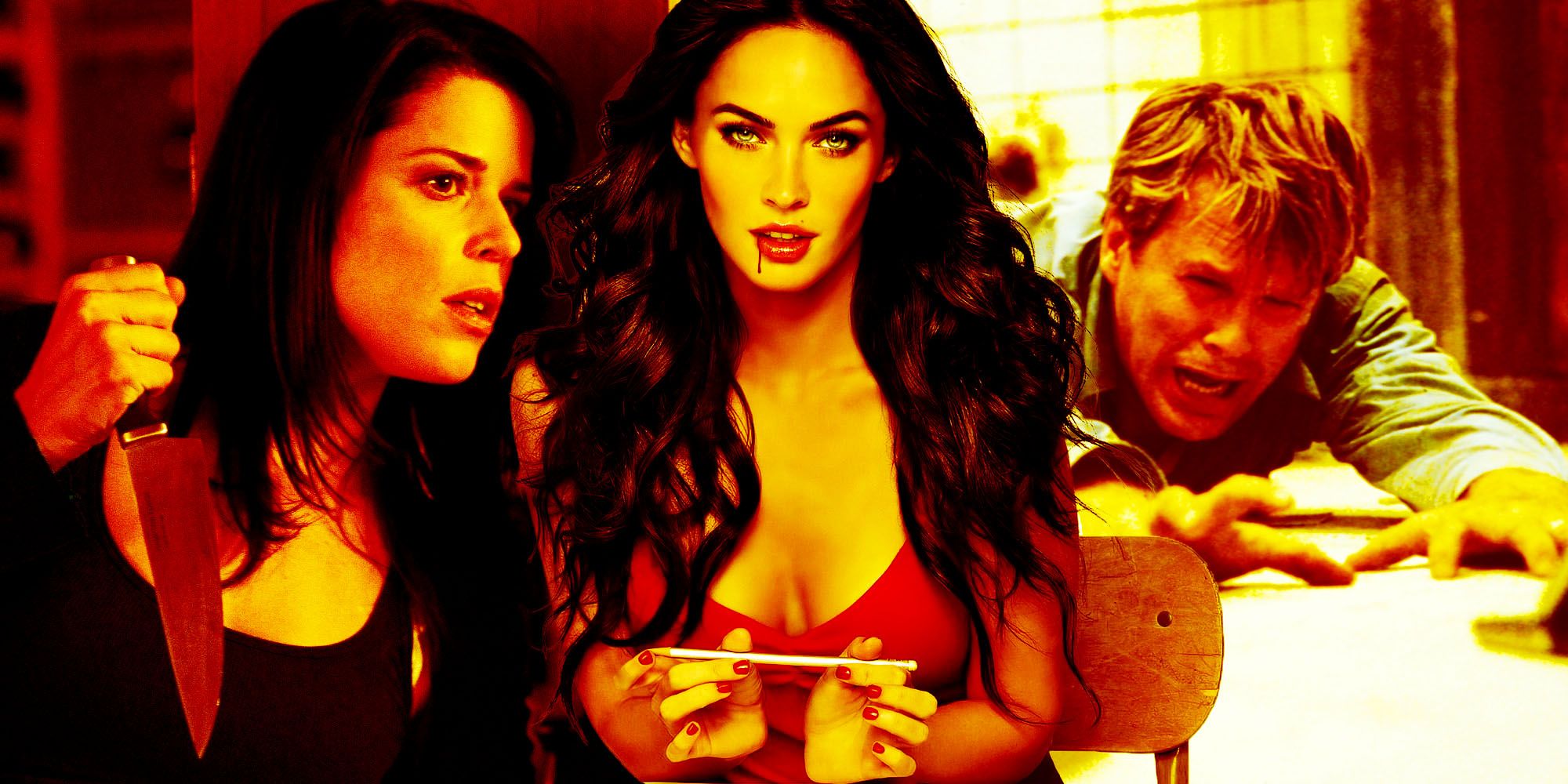 Scream 4, Jennifer's Body, and Saw images