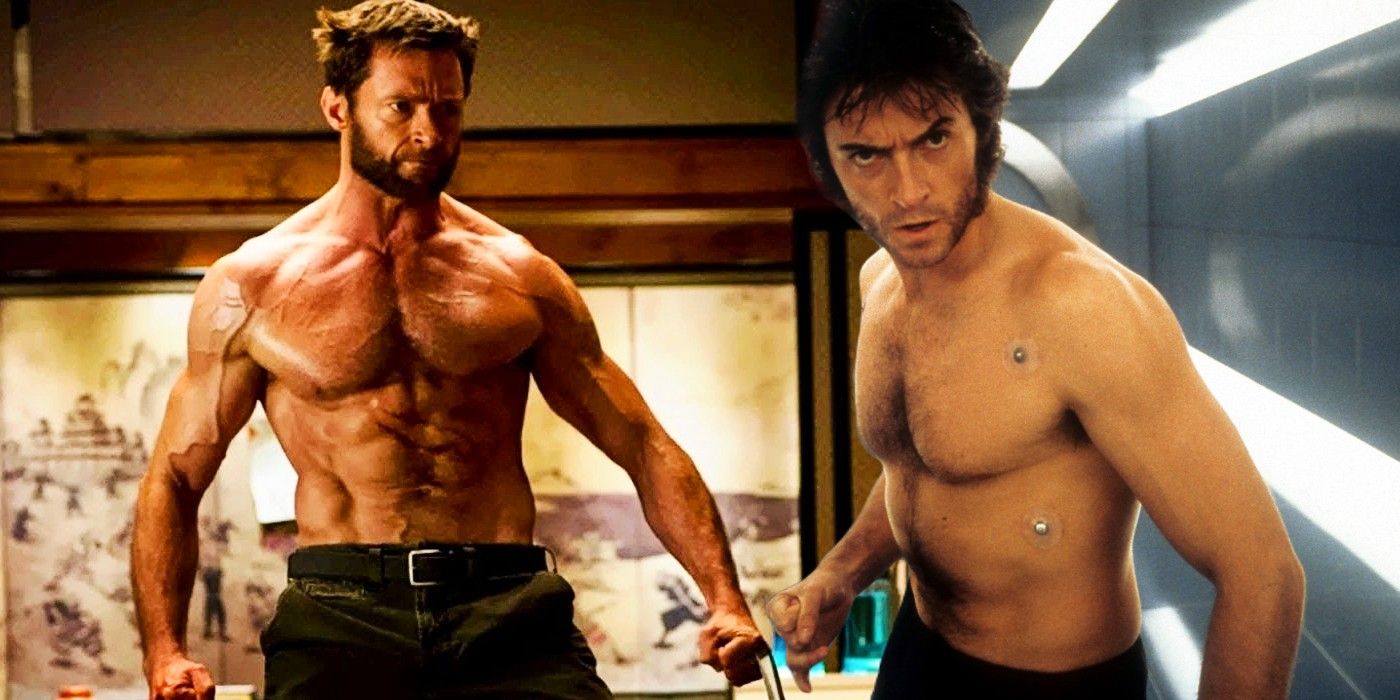 Hugh Jackman as Wolverine in The Wolverine and X-Men.