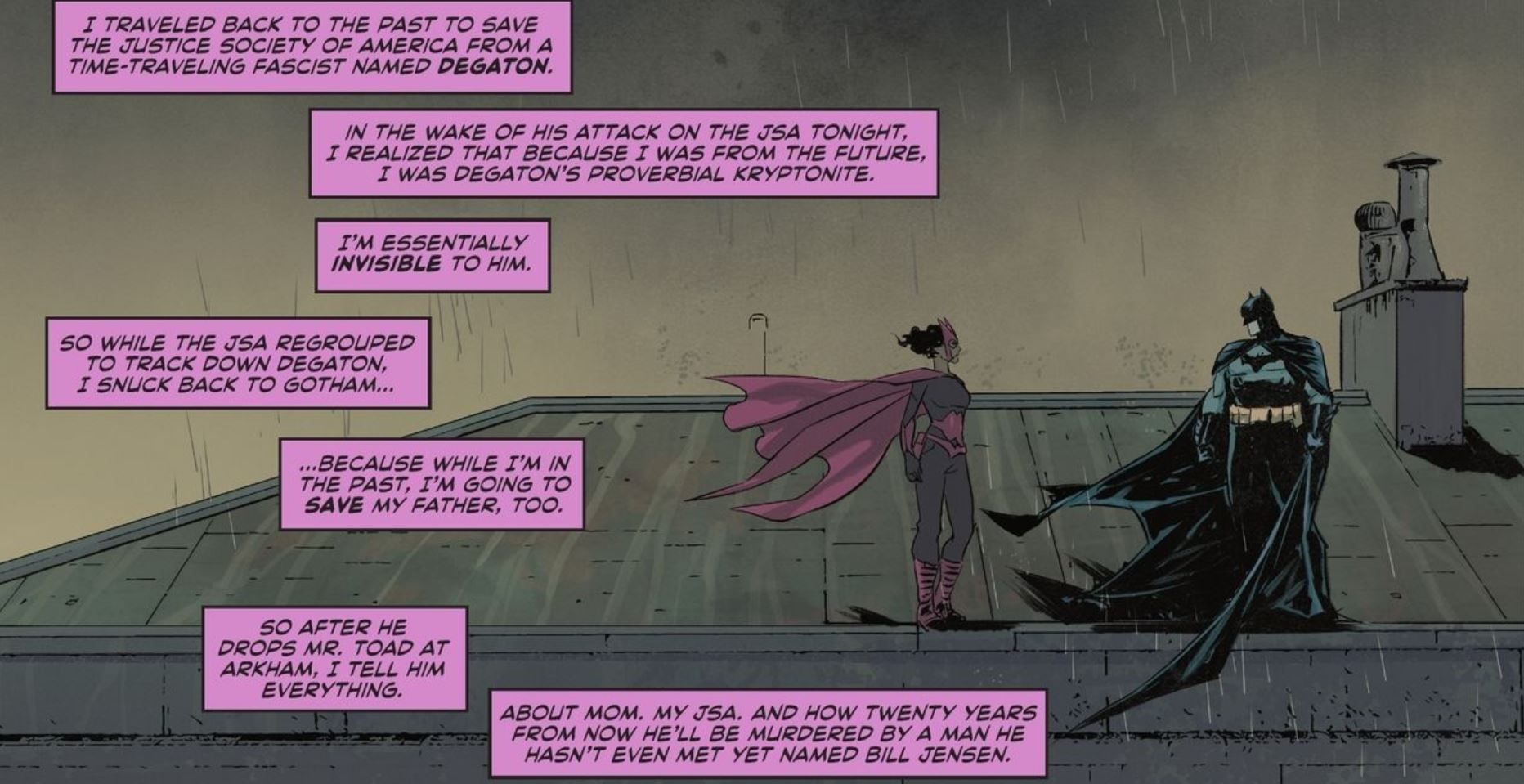 Huntress and Batman DC Comics
