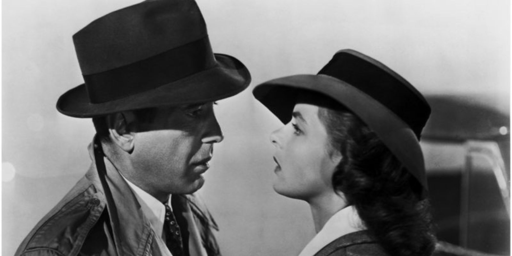 Casablanca: Rick Blaine and Ilsa looking at each other 