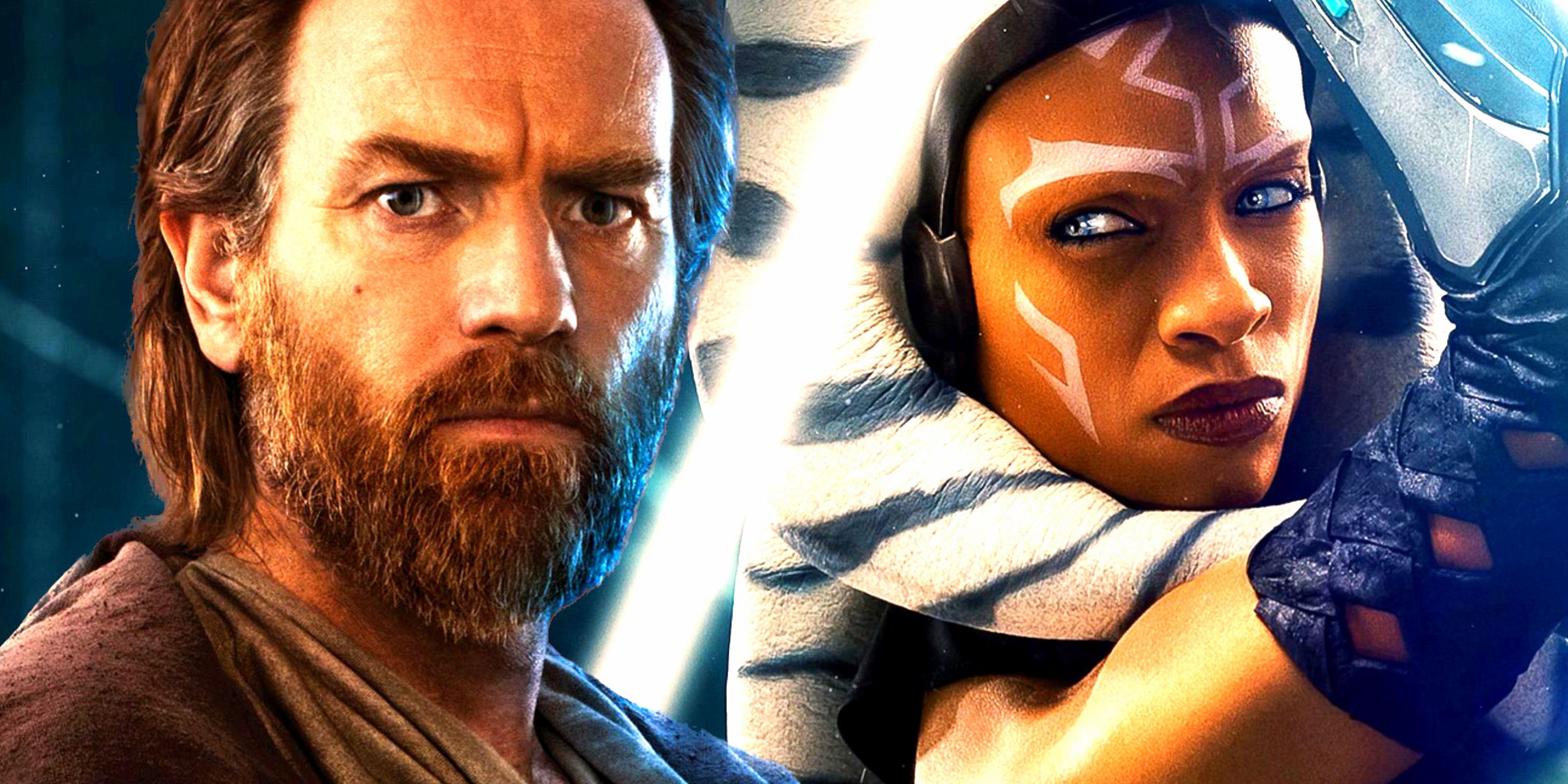 Obi-Wan Kenobi alongside Ahsoka Tano for their respective series