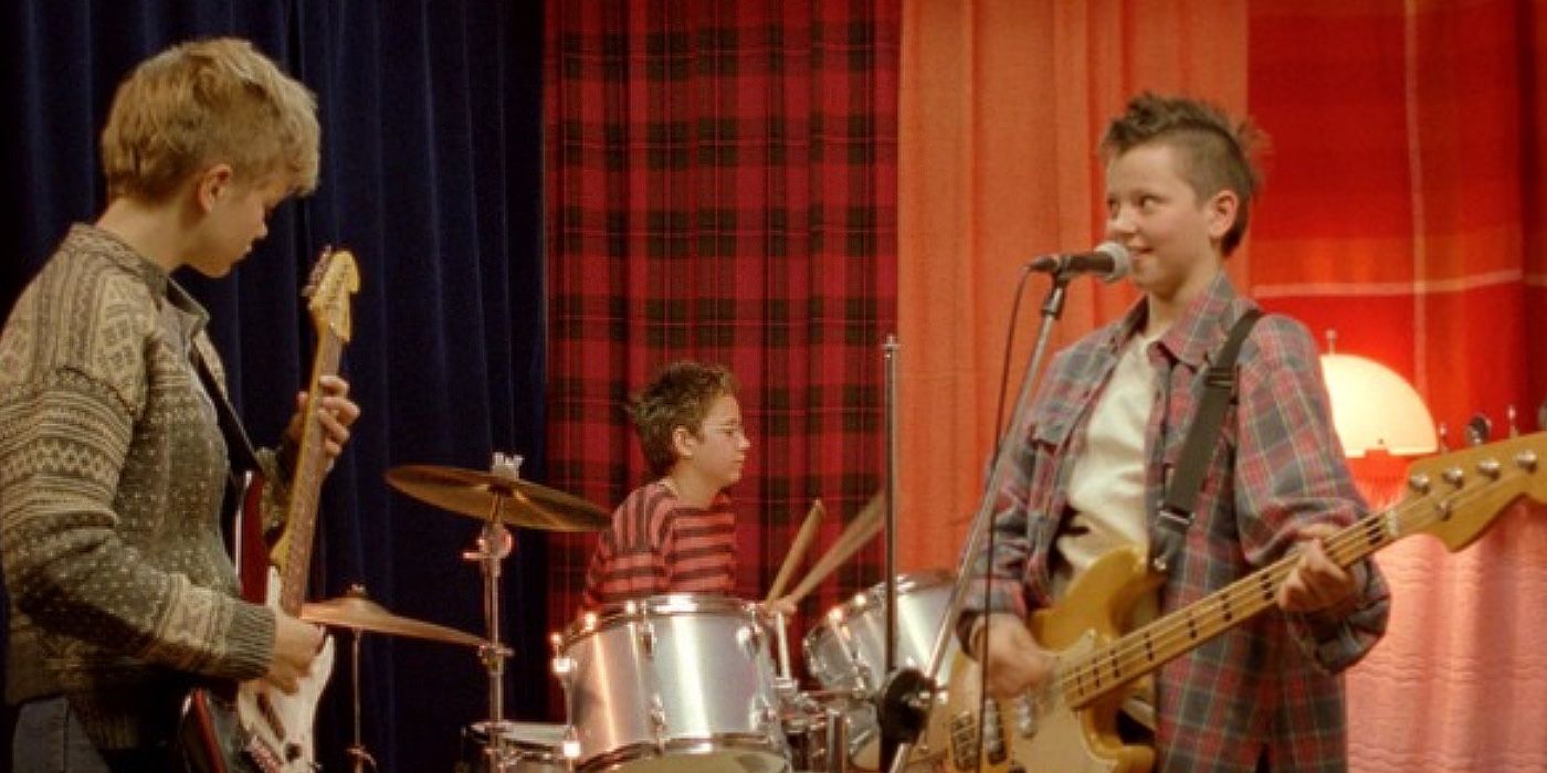 We Are The Best!: The trio of punk rocker girls playing instruments