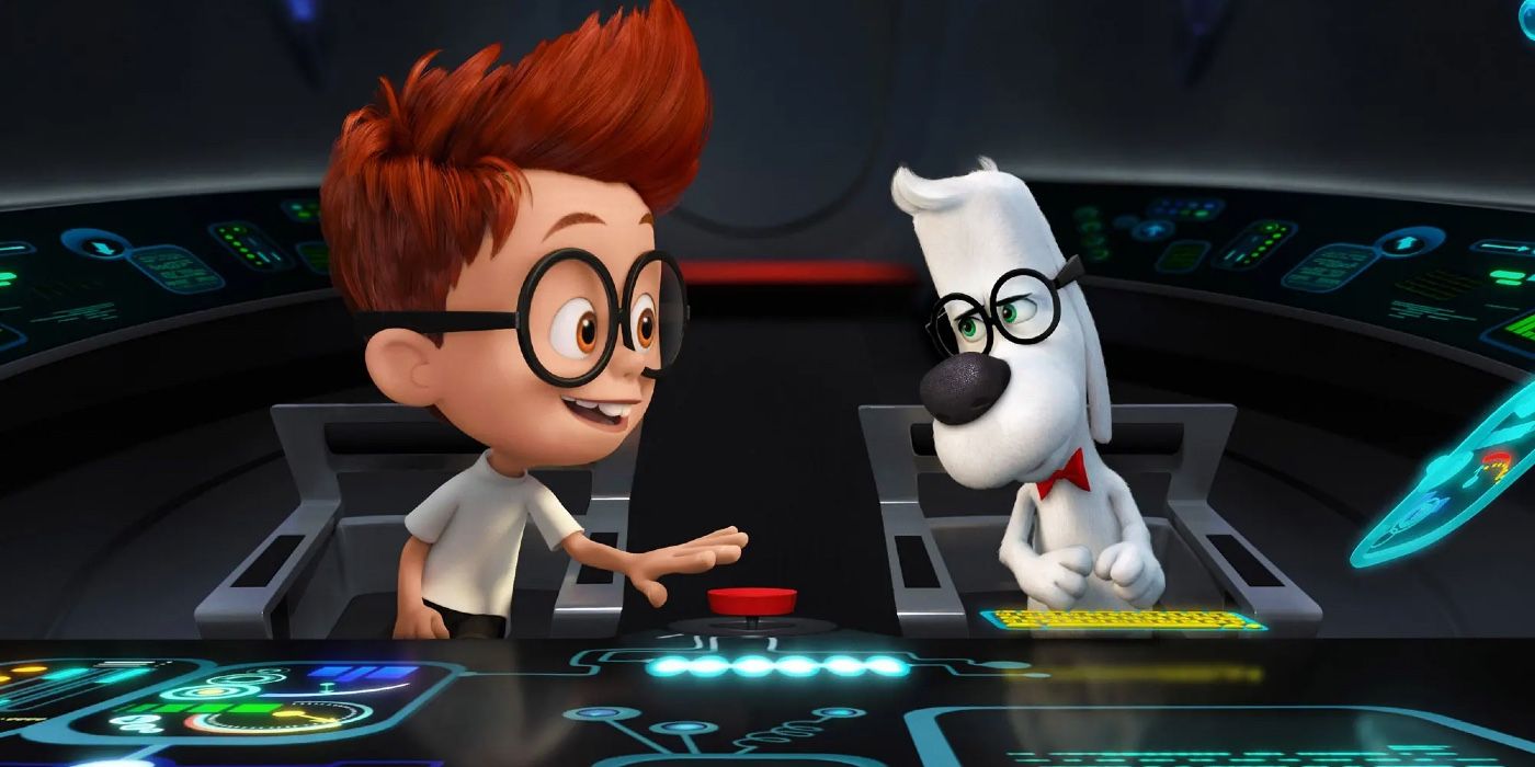 Mr. Peabody & Sherman: Peabody and Sherman in their time traveling machine