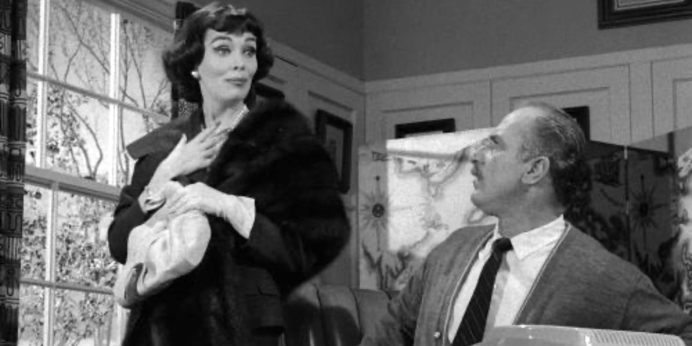 West talking to his wife Victoria in The Twilight Zone