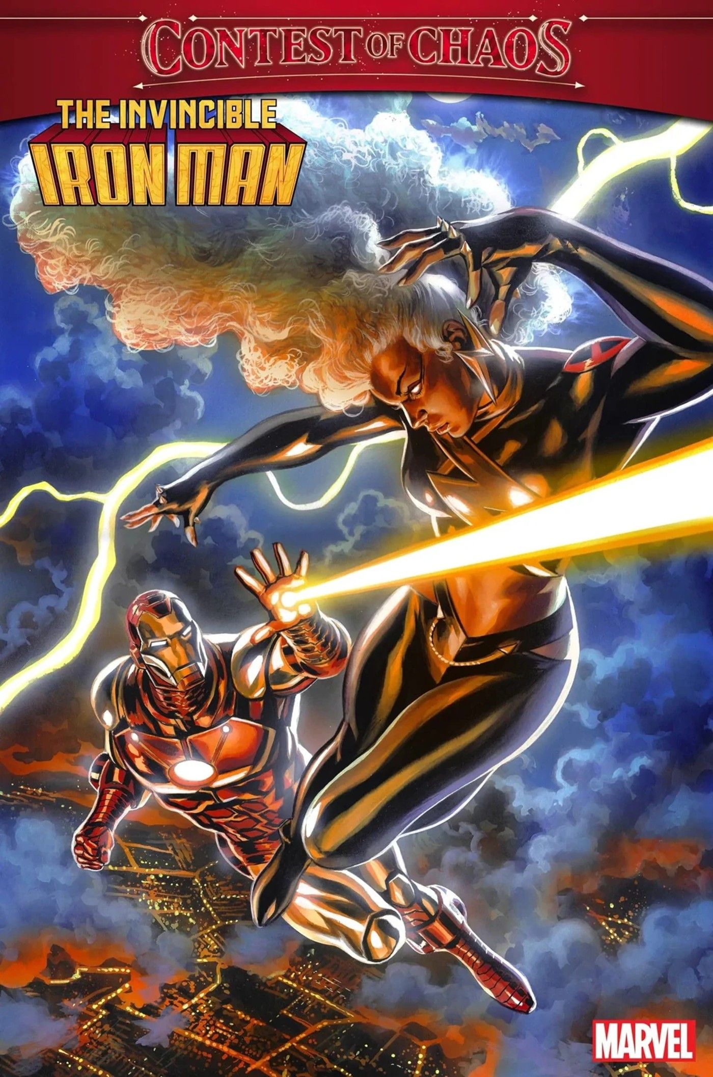 invincible iron man annual 2023 cover x-men storm 2
