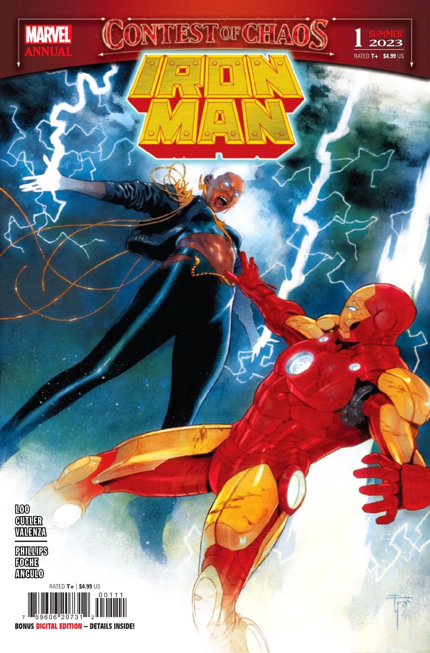 invincible iron man annual 2023 cover x-men storm