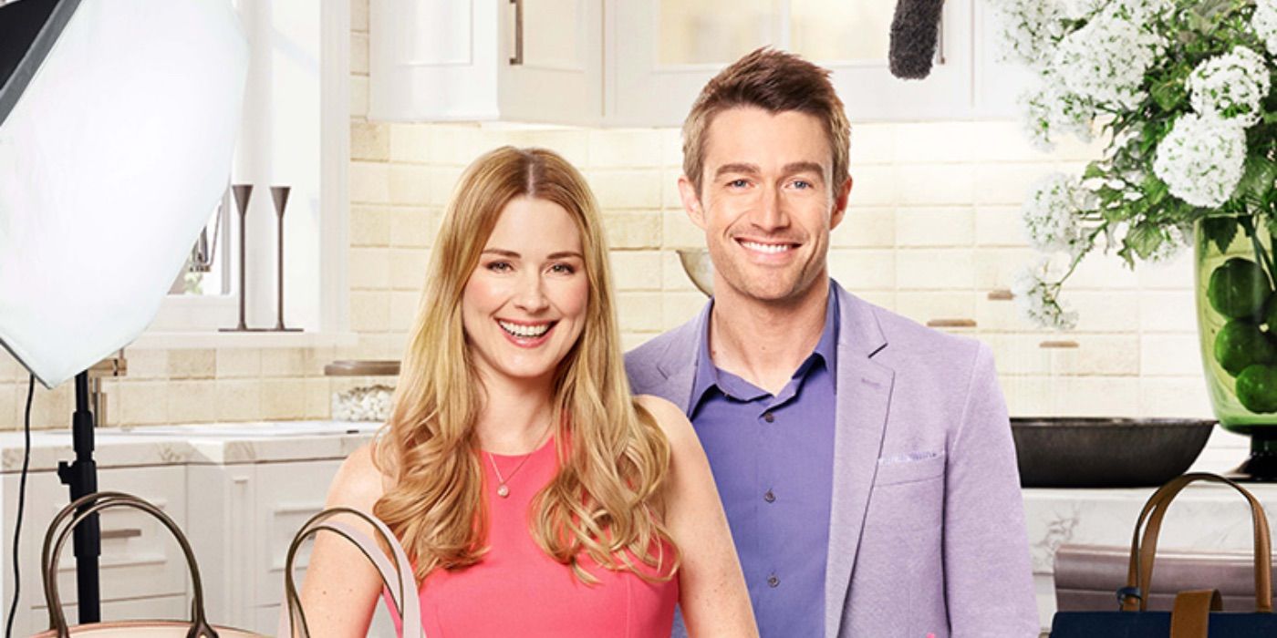 Two tv salespeople look on in Love in Store