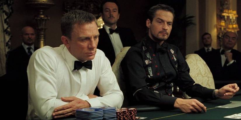 Daniel Craig plays poker as James Bond in Casino Royale