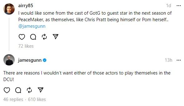 Chris Pratt’s DCU Casting Teased By James Gunn’s Cryptic Hint