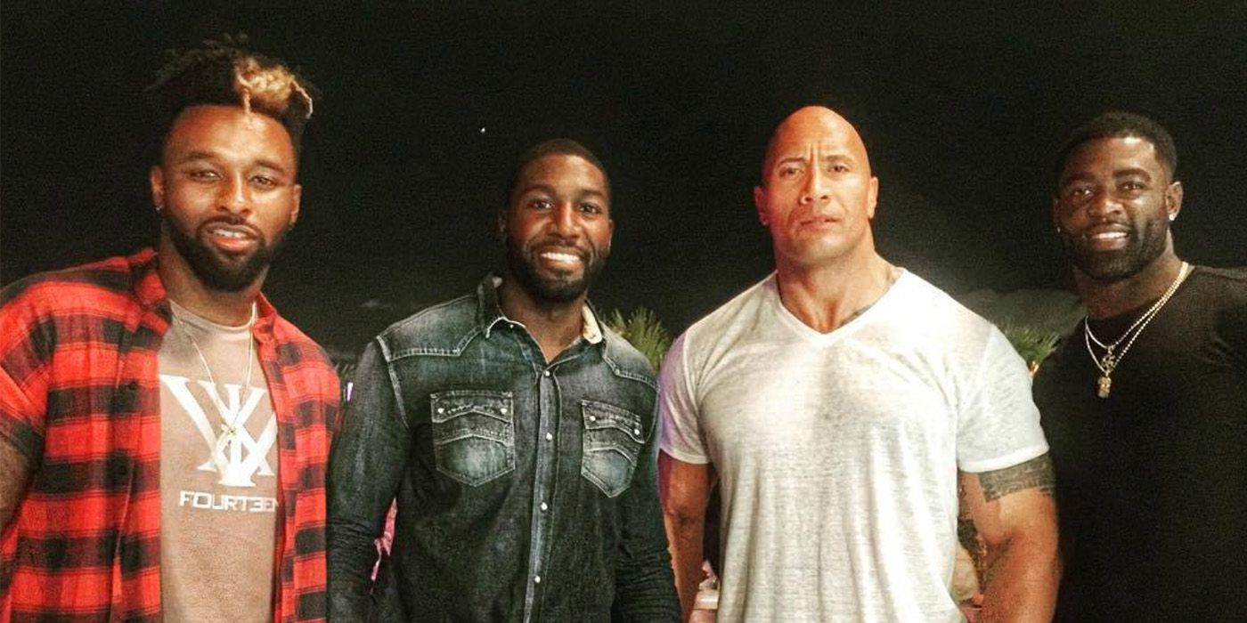 Jarvis Landry and The Rock in Ballers