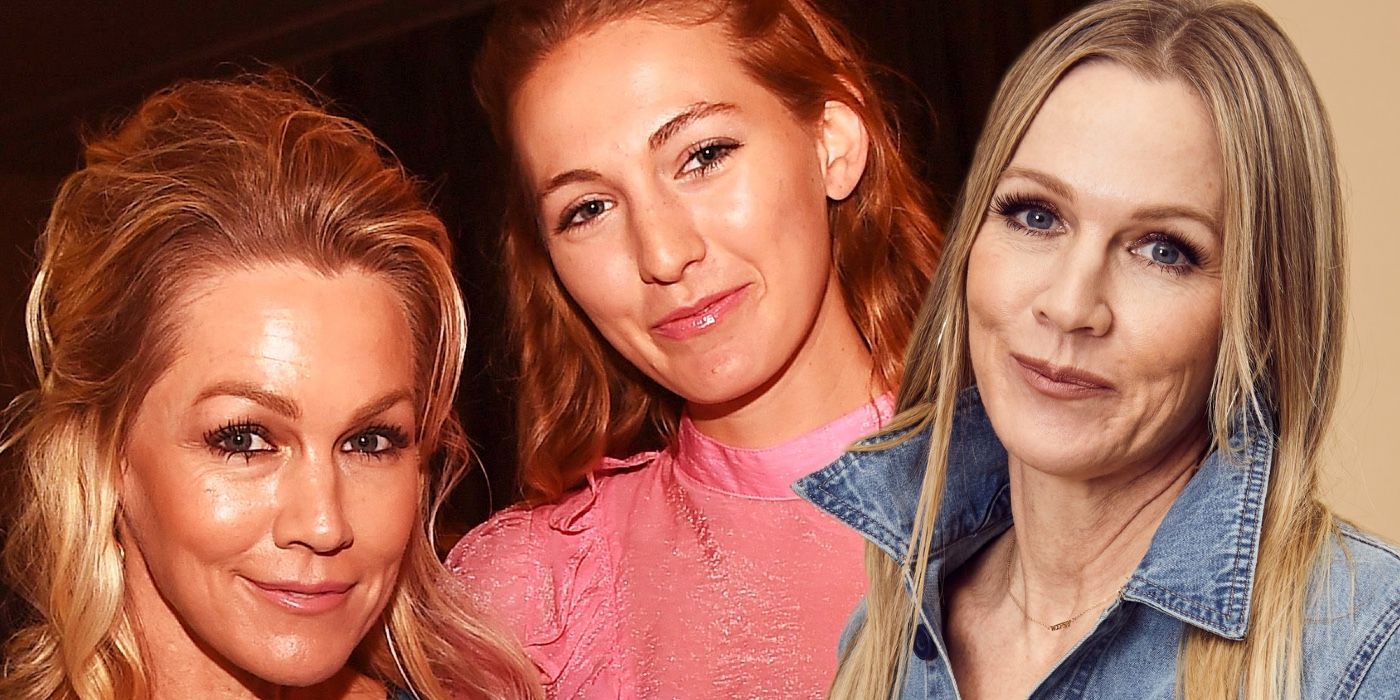 A composite image of Jennie Garth and her daughter Luca Bella Facinelli